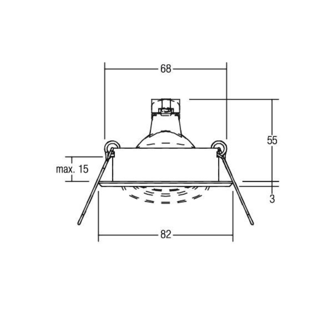 Brumberg 0064.00 alum спот Santreyd 105115 - Вид №1