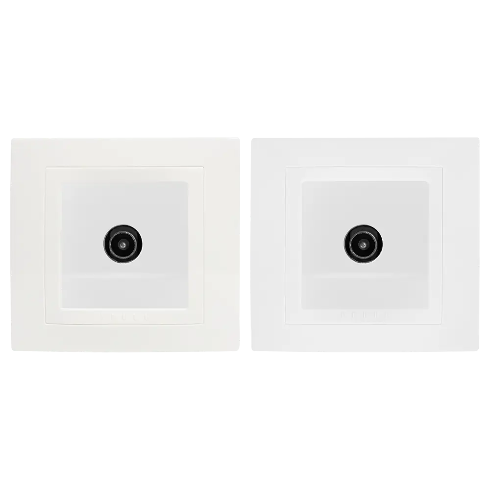 ТВ-розетка оконечная встраиваемая Systeme Electric Unica шлейф, цвет белый STLM-2078604 - Вид №2