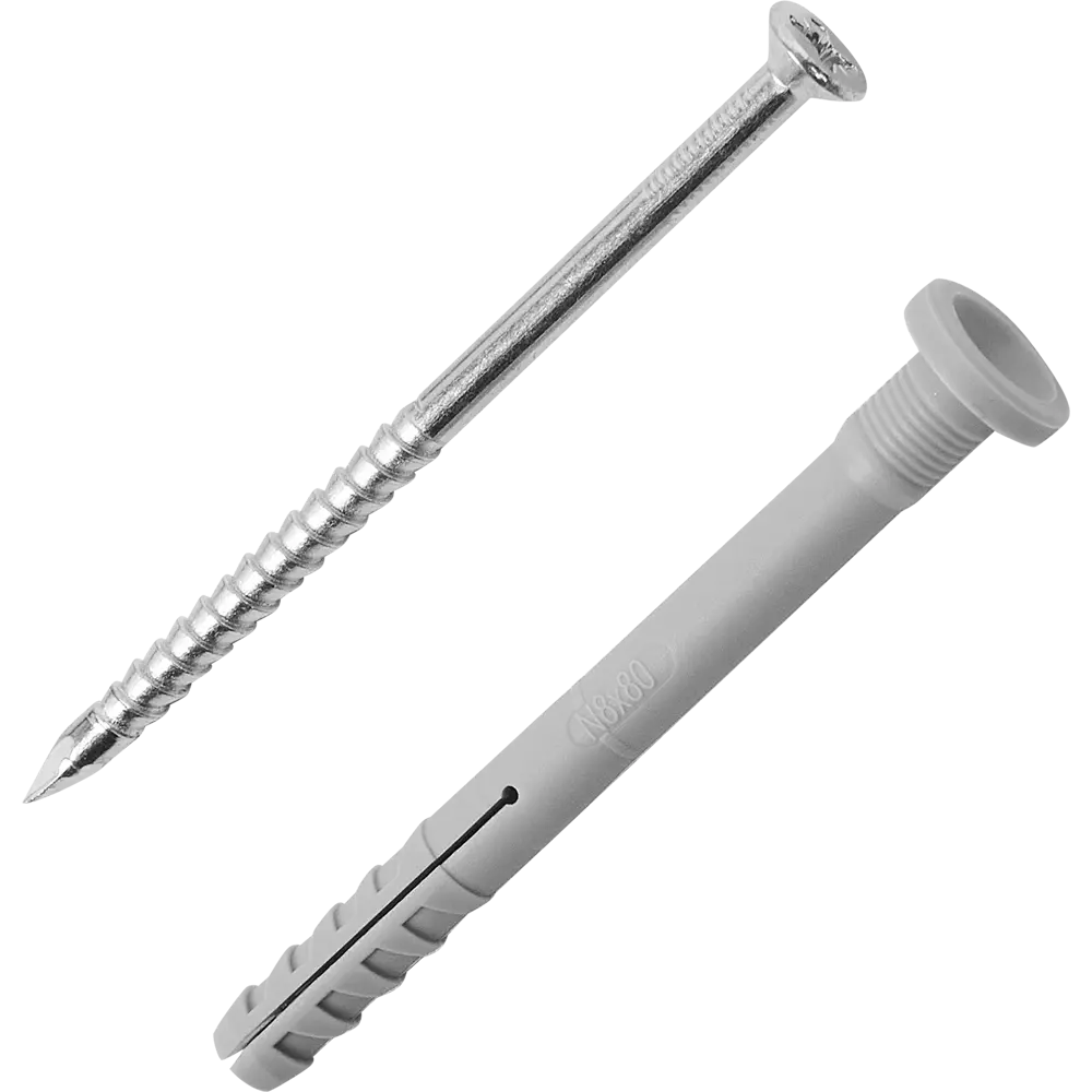 Дюбель-гвоздь цилиндрический Fischer нейлон 8x80 мм 100 шт STLM-2170943 - Вид №1