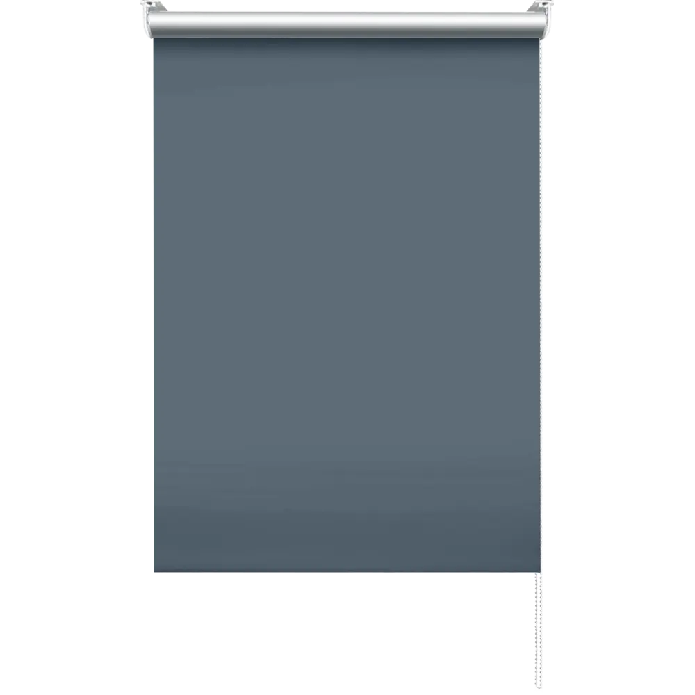 Штора рулонная блэкаут Эскар 50x160 см серо-синяя Denim 1 86792806 STLM-2012644 BLACKOUT