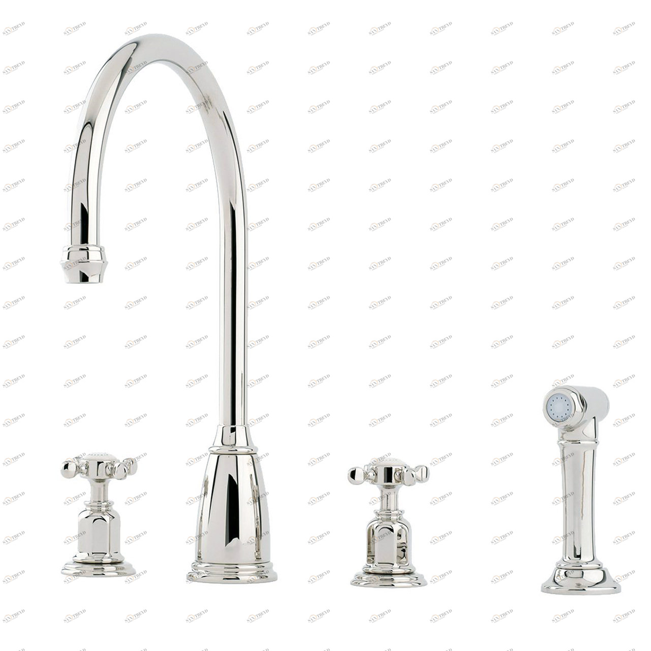 Traditional bathrooms Однорычажный смеситель для кухни P&R ATHENIAN nostalgia Pr4375.nk 