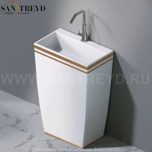 L115467G Напольная раковина стоящая прямоугольная A. e T. Italia Tower