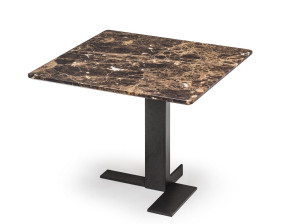 Квадратный мраморный журнальный столик