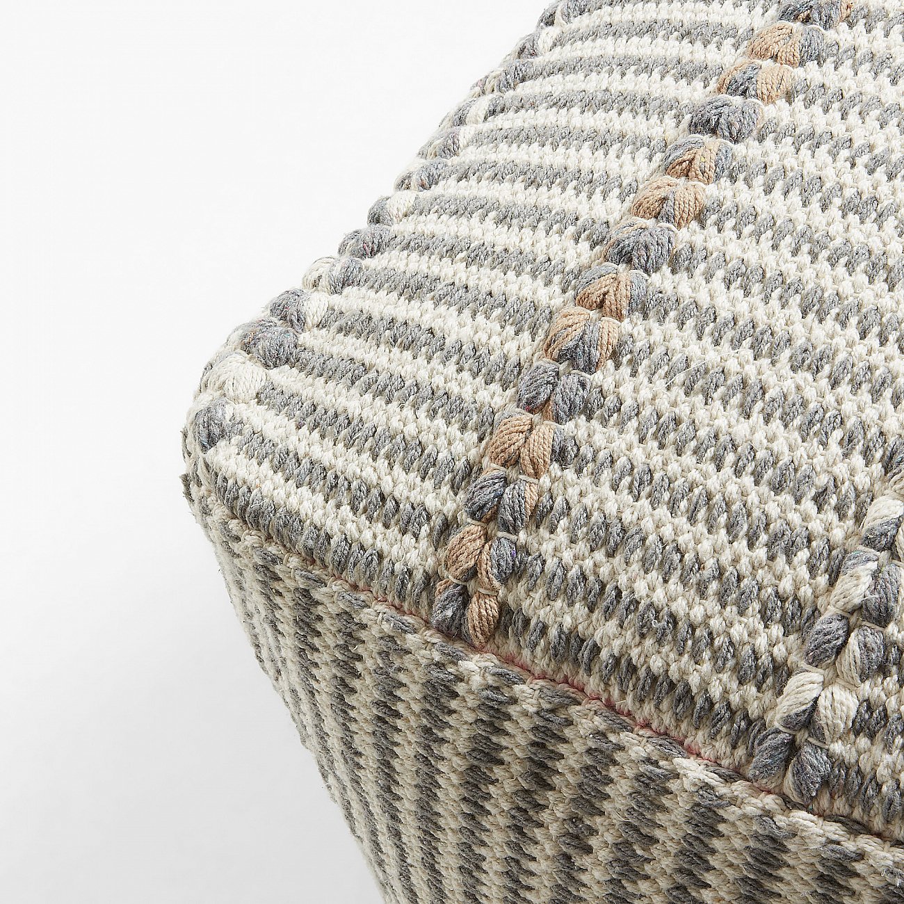 Пуф JULIE серый BARCELONA DESIGN ДИЗАЙНЕРСКИЕ 151652 Серый  - Вид №1