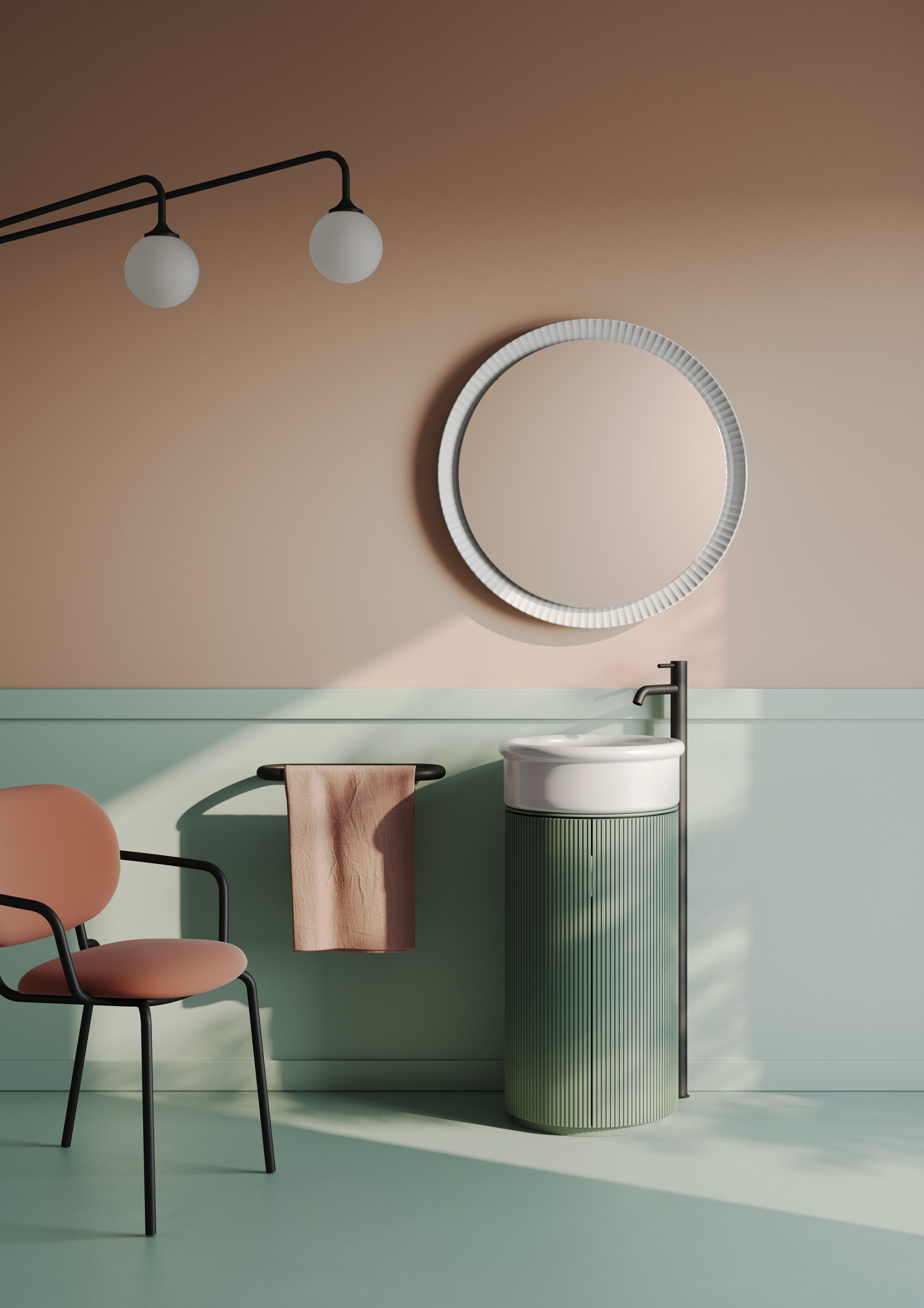 Деревянный напольный умывальник с дверцами ArtCeram OPERA ARCH-00038683 - Вид №1