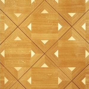 Художественный паркет Da Vinci Щитовой 26-170 Дуб (Гладкая) 500х500 мм.