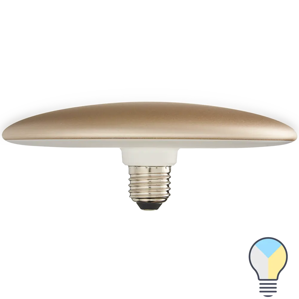 Лампа умная светодиодная Ledvance Smart Plus E27 220-240 В 22 Вт диск матовая 2000 лм, изменение оттенков белого, для диммера STLM-2100360