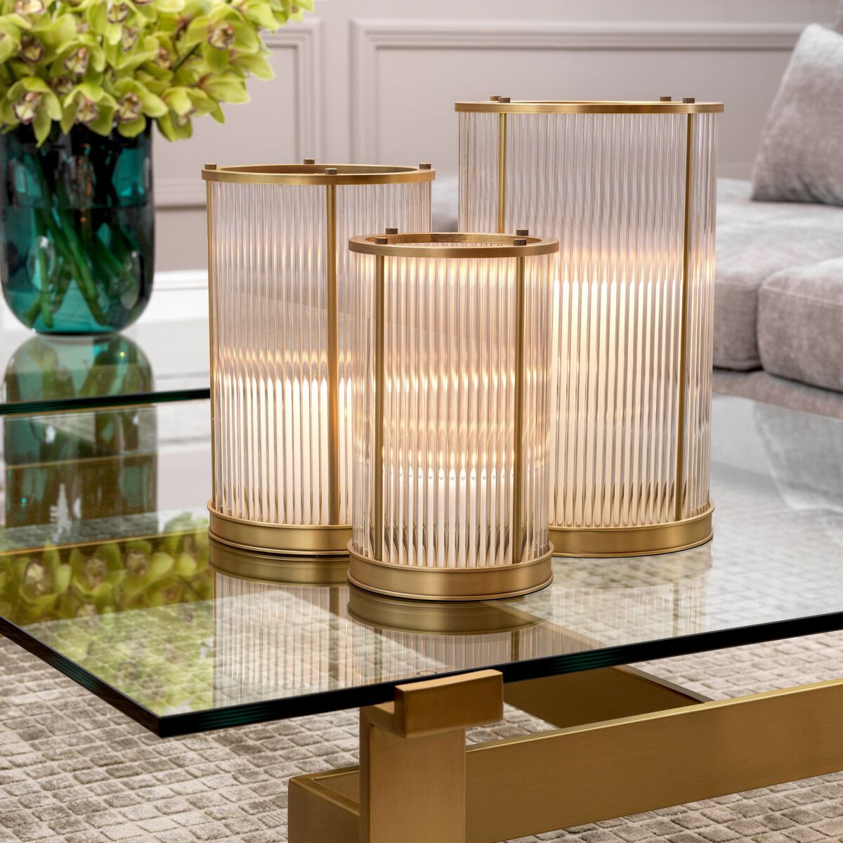 Стеклянный подсвечник Eichholtz HURRICANE MAYSON S ARCH-00093244 - Вид №3