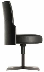 Poltrona Frau 4-спицевое кожаное кресло La collezione - divani e poltrone