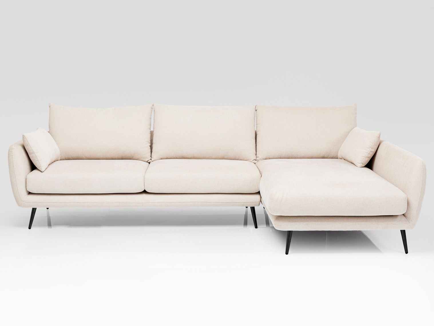 Полиэстер диван с полуостровом KARE Design AMALFI ARCH-00044797 - Вид №8