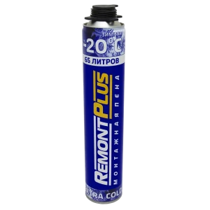 Пена монтажная профессиональная Remont Plus Extra 65 зима, 800 мл