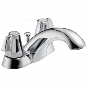 2520LF-TPM Смеситель для ванной комнаты с двумя ручками Tract-Pack Centerset Delta Faucet Classic Хром