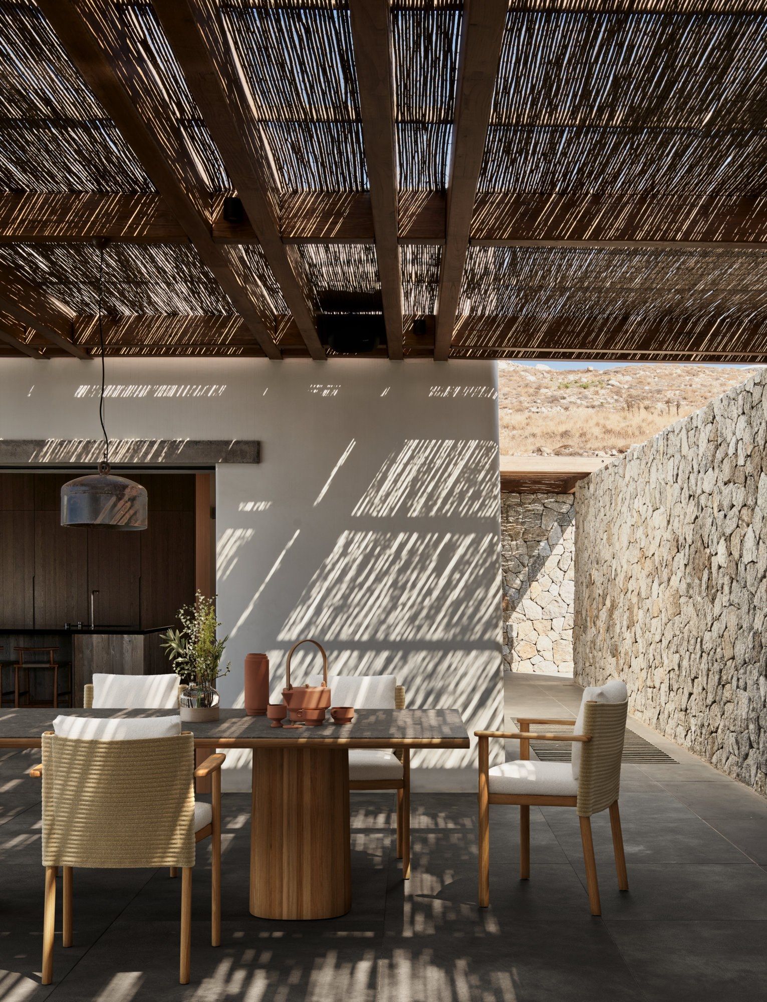 Садовый стул с подлокотниками Kettal Джиро ARCH-00020465