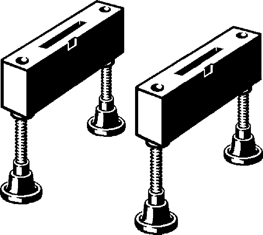 Viega Комплект регулируемых опор Advantix 4964.9 (619107) 619 107 - Вид №1