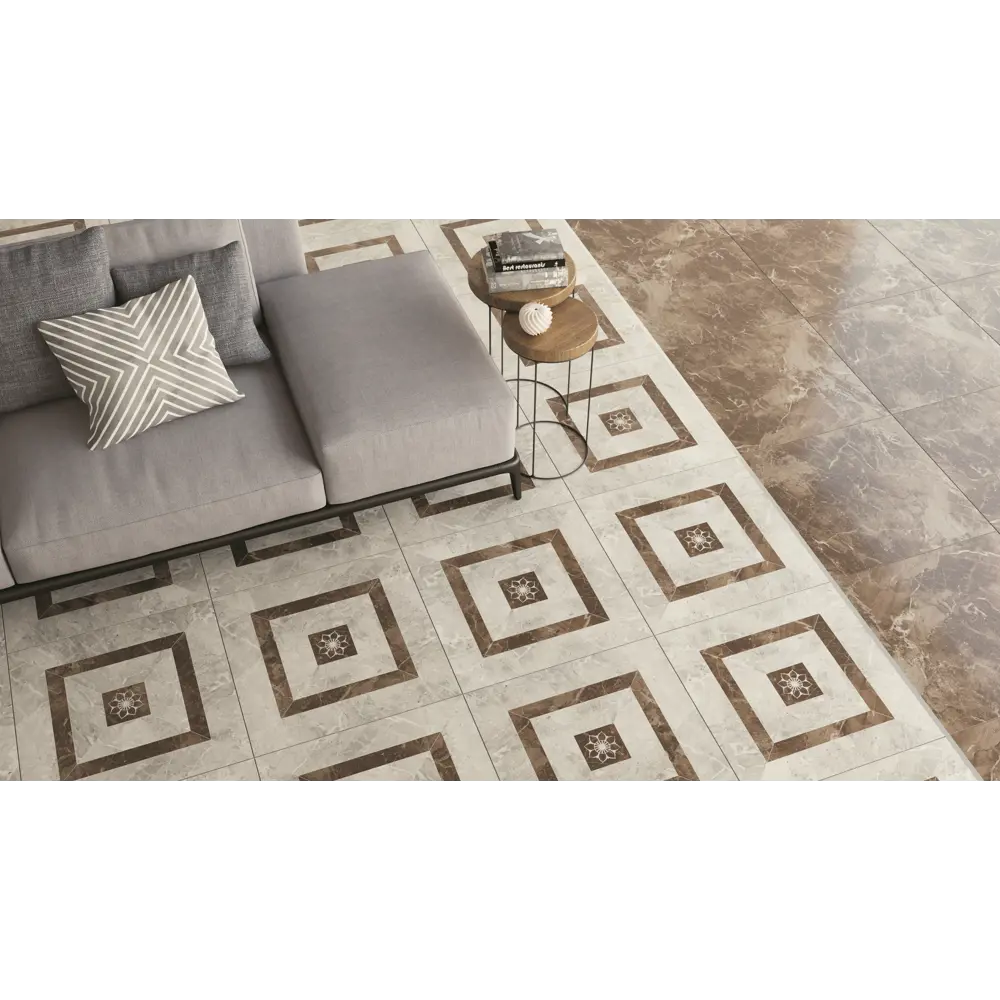 ДЕКОР MOON СЕРЫЙ 60Х60, 1,44 М2 Grasaro STLM-2184465 - Вид №3