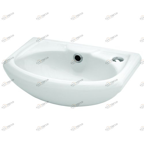 2313130 Подвесная раковина настенная овальная RUNO  белая 
