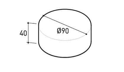 Ткань круглый сад пуфик Varaschin Belt ARCH-00064729 - Вид №7