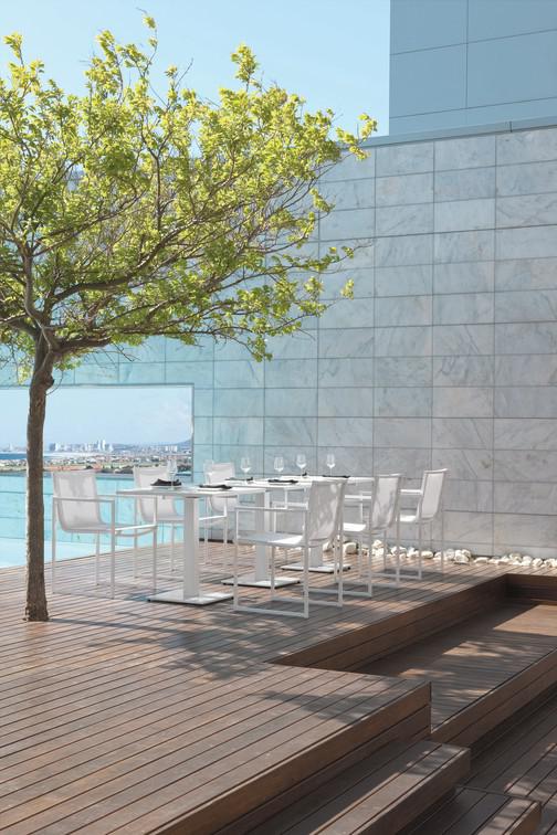 MNST1244 Обеденный стол pa lava 60см x 60см Manutti Napoli - Вид №13