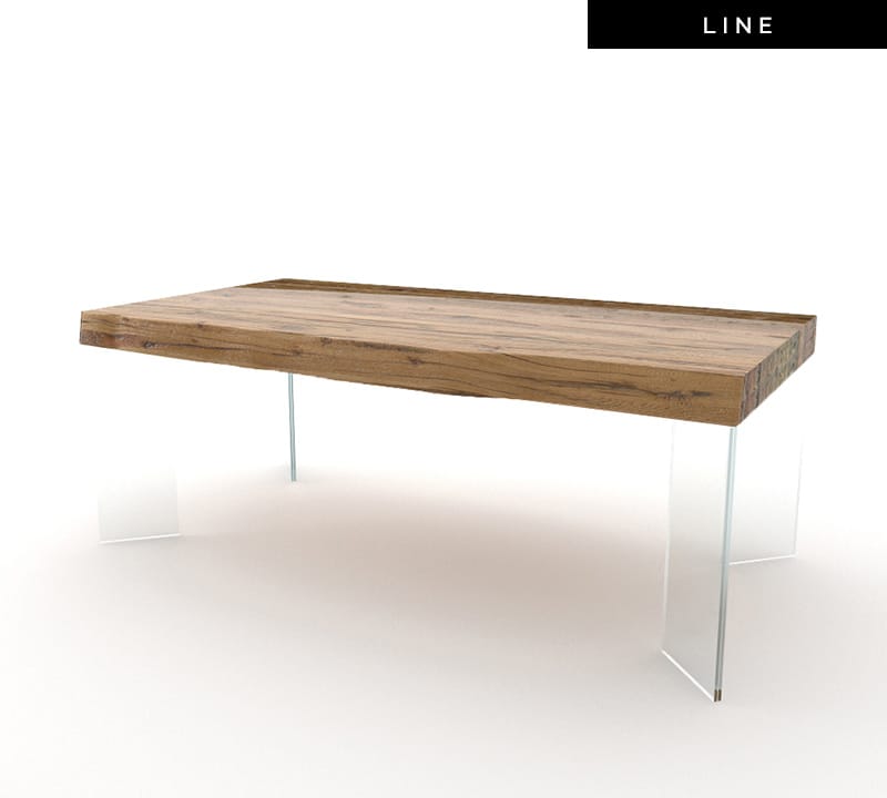 Прямоугольный журнальный столик из массива дерева Devina Nais ARCH-00054763 - Вид №9