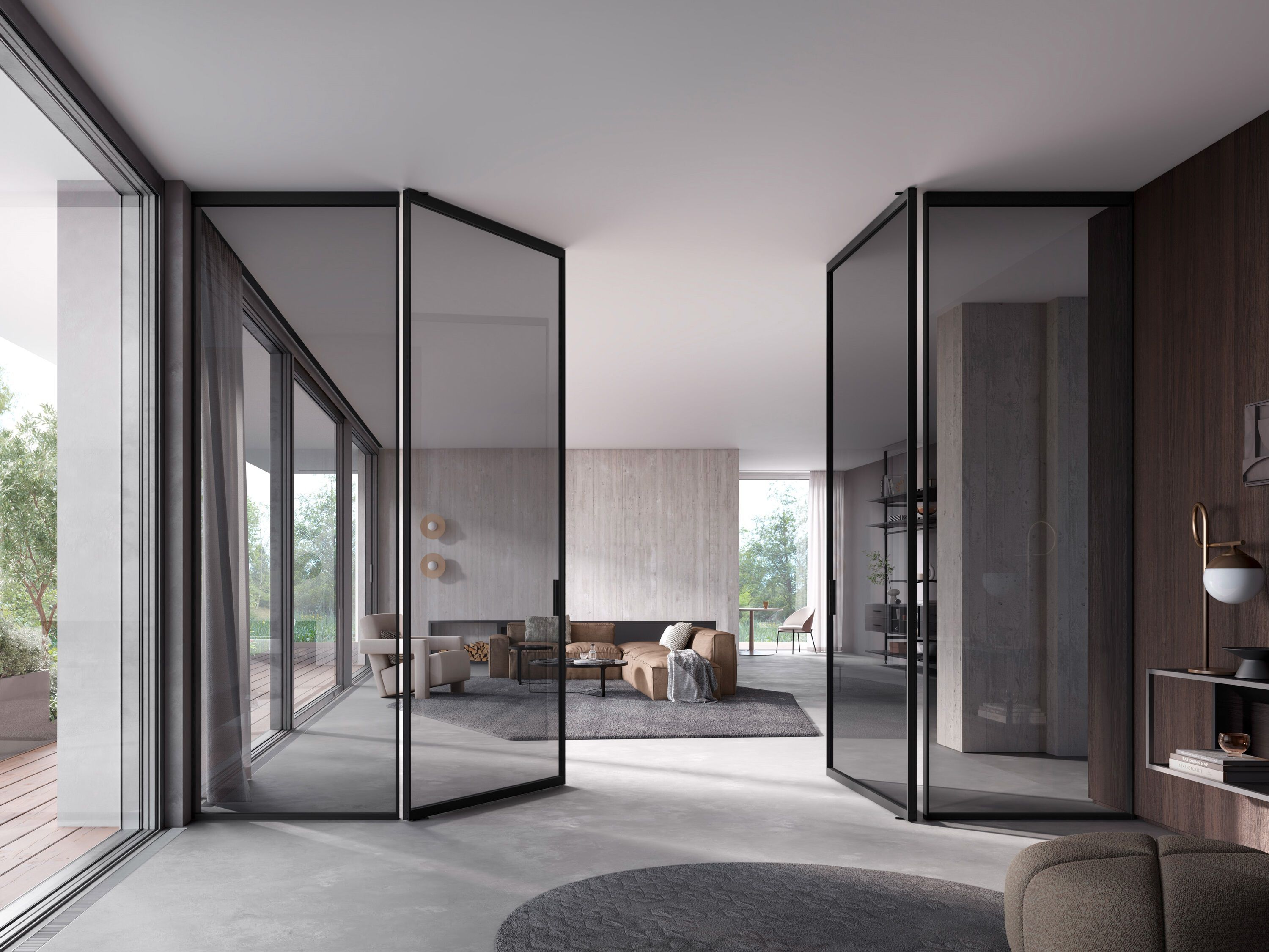 Дверь к зависанию raumplus PIVOT DOOR S1200 ARCH-00075647 - Вид №4