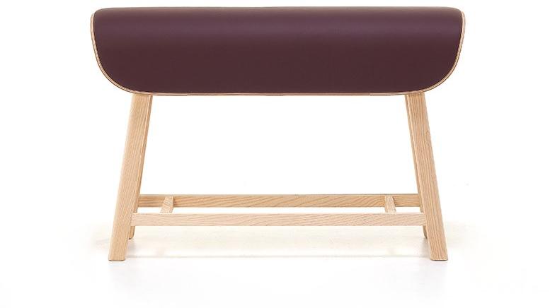 Very Wood Табурет высокий кожаный с подставкой для ног Rodeo sun-id-1412506 - Вид №1