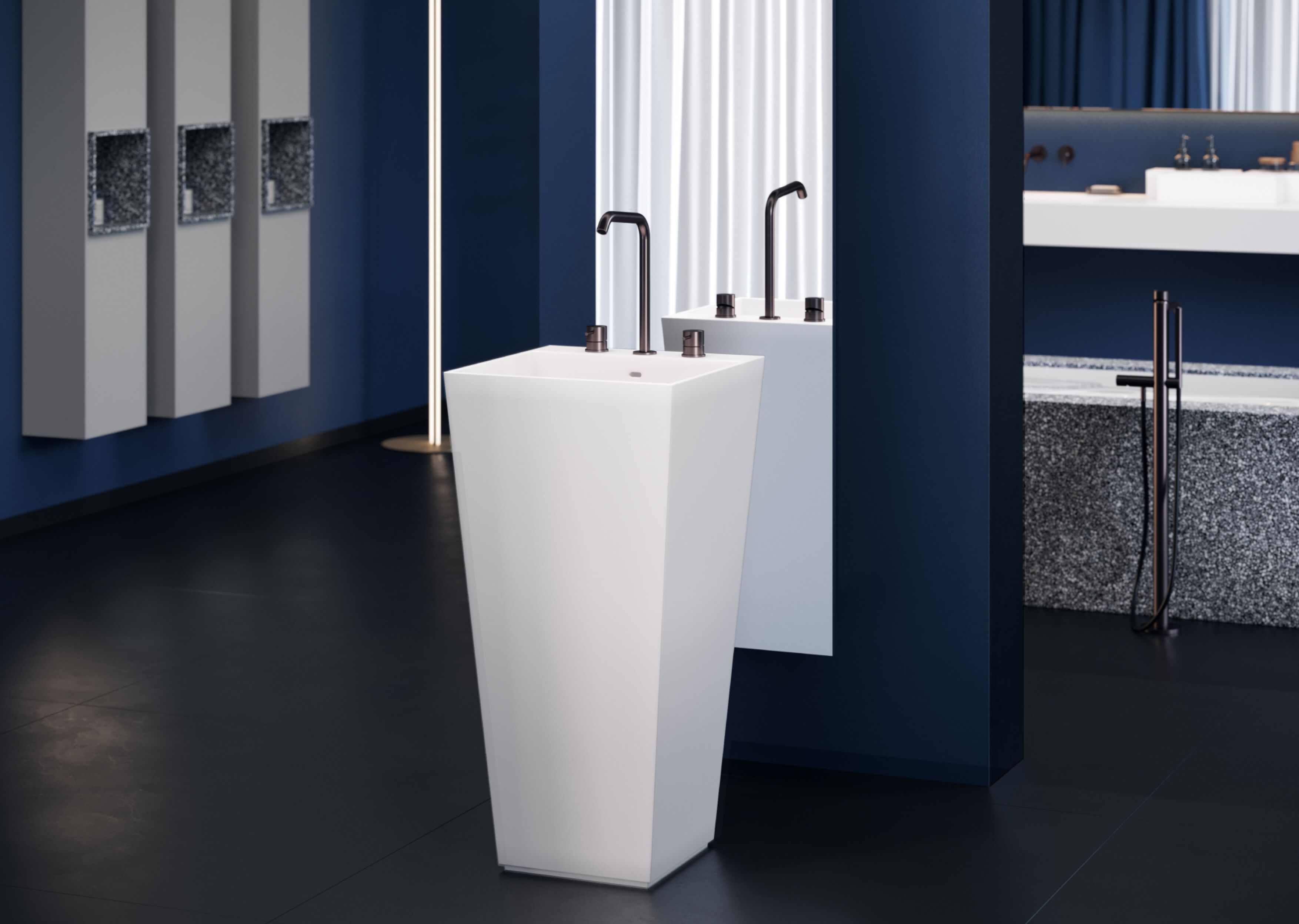 Мебель для ванной комнаты Corian® Acquapazza чистый ARCH-00006489 - Вид №2