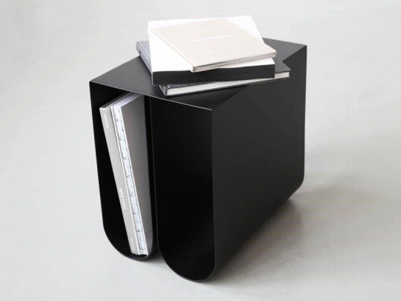 Kristina Dam Studio Журнальный столик из стали с журнальной стойкой Curved sun-id-1429280 - Вид №1