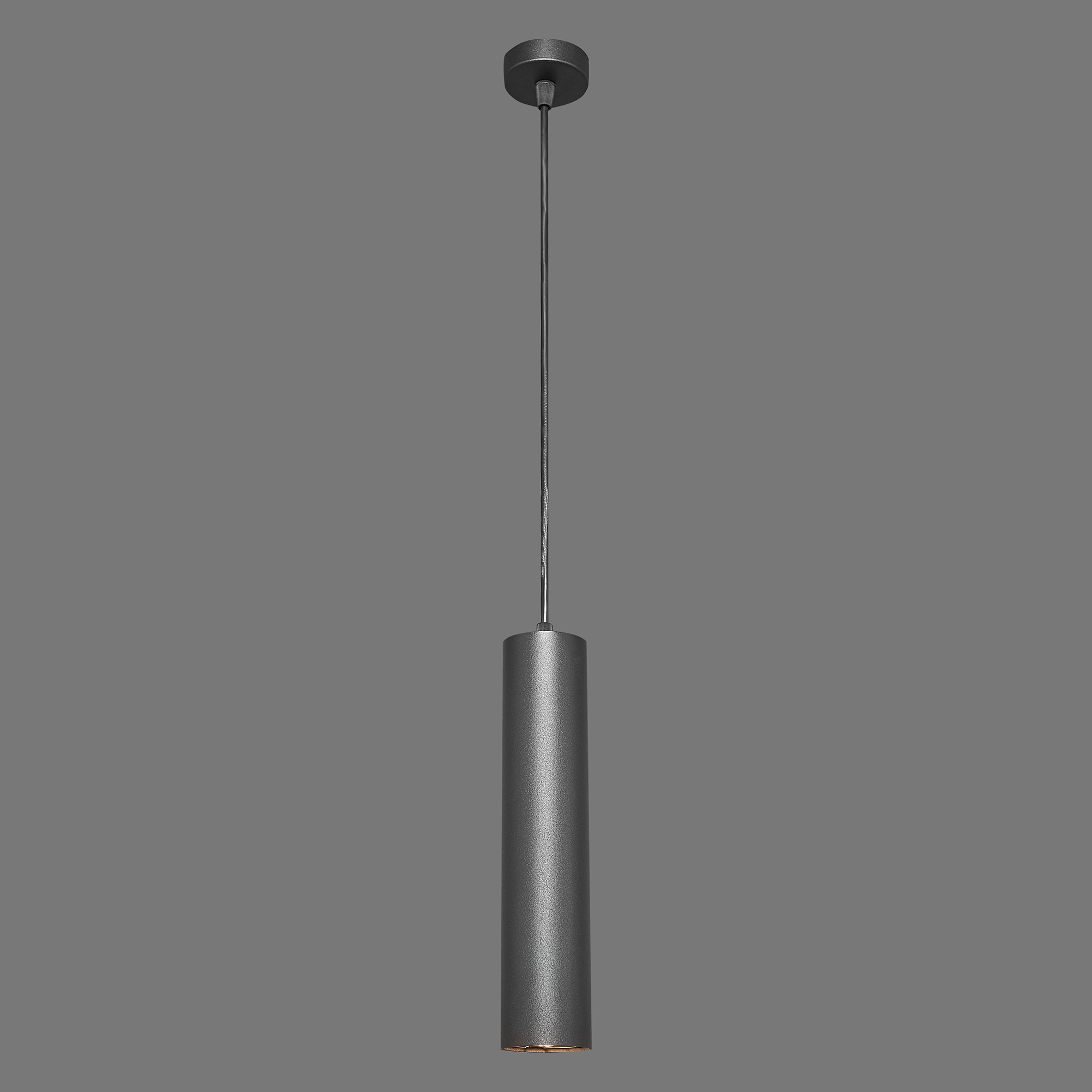 СВЕТКОМПЛЕКТ Подвесной светильник Цилиндр черный с регулируемой высотой 82261820 STLM-0023489 - Вид №2