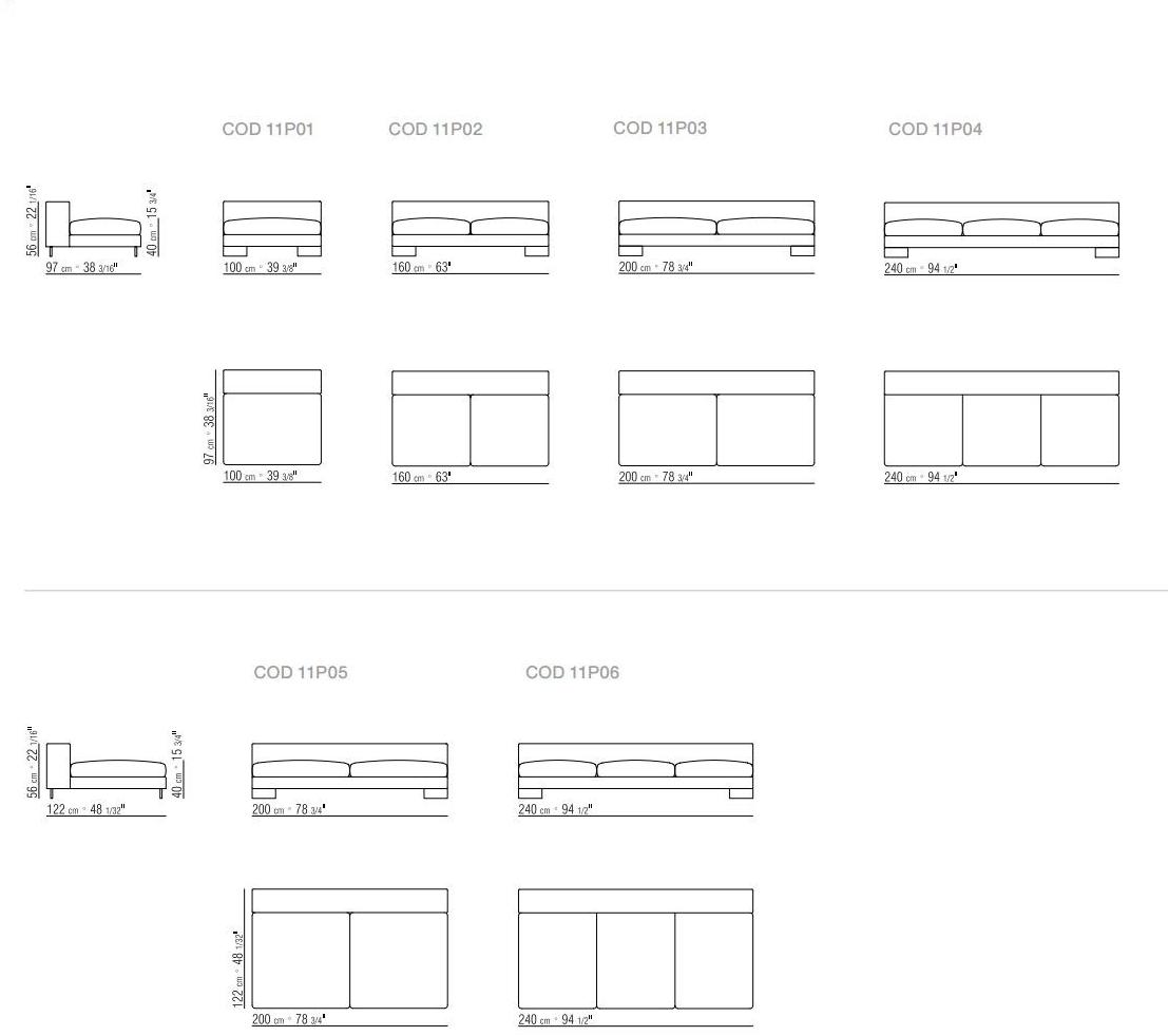 Flexform Модульный тканевый диван с вещевым ящиком Lightpiece sun-id-1372642 - Вид №5