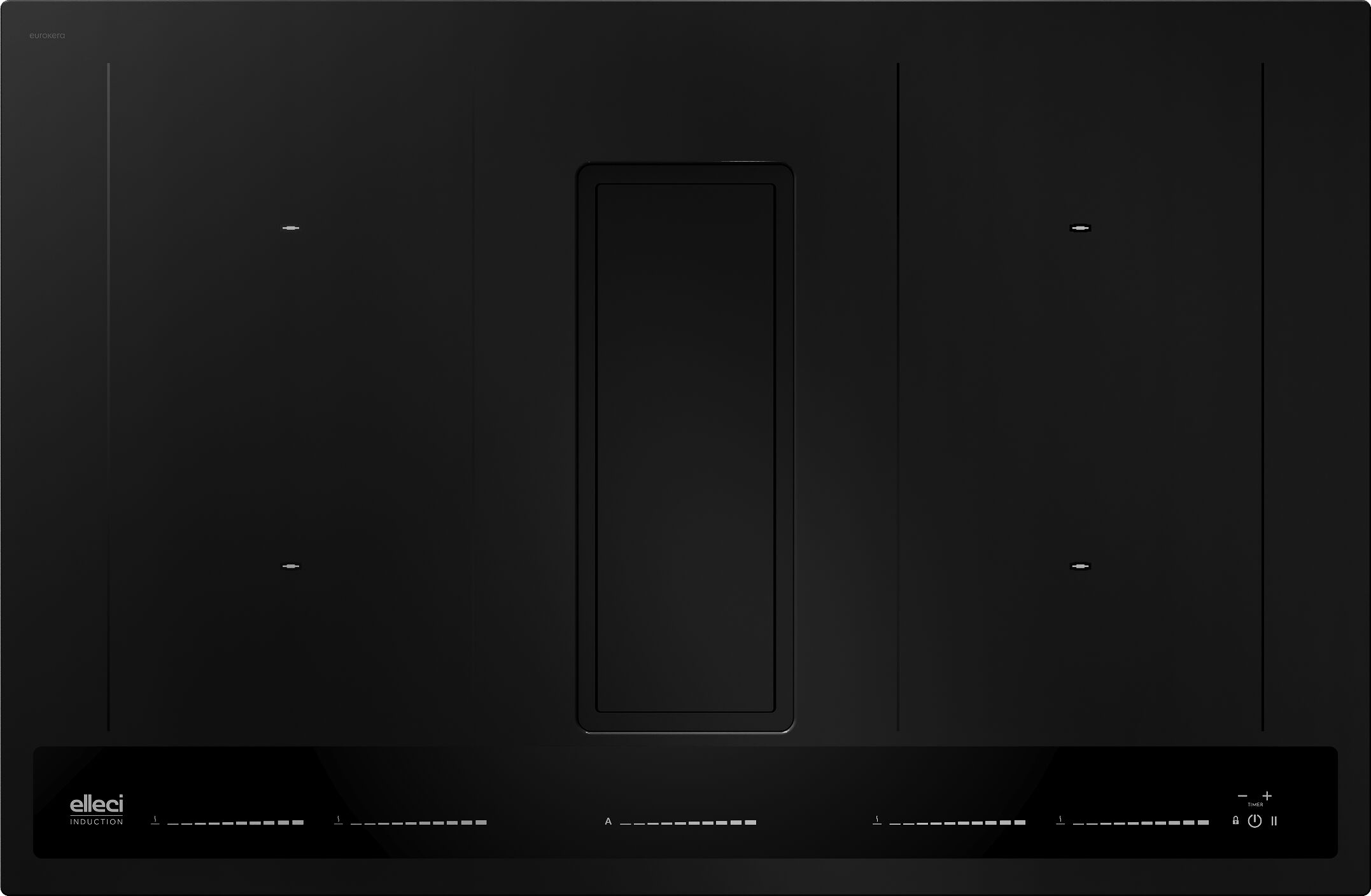 Керамическая индукционная плита со встроенной вытяжкой Elleci элитная кухня ARCH-00024086 - Вид №1