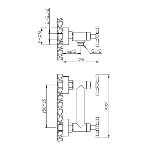 Orange Mia M34-922b Душевая система Хром sun-id-1516791 - Вид №6