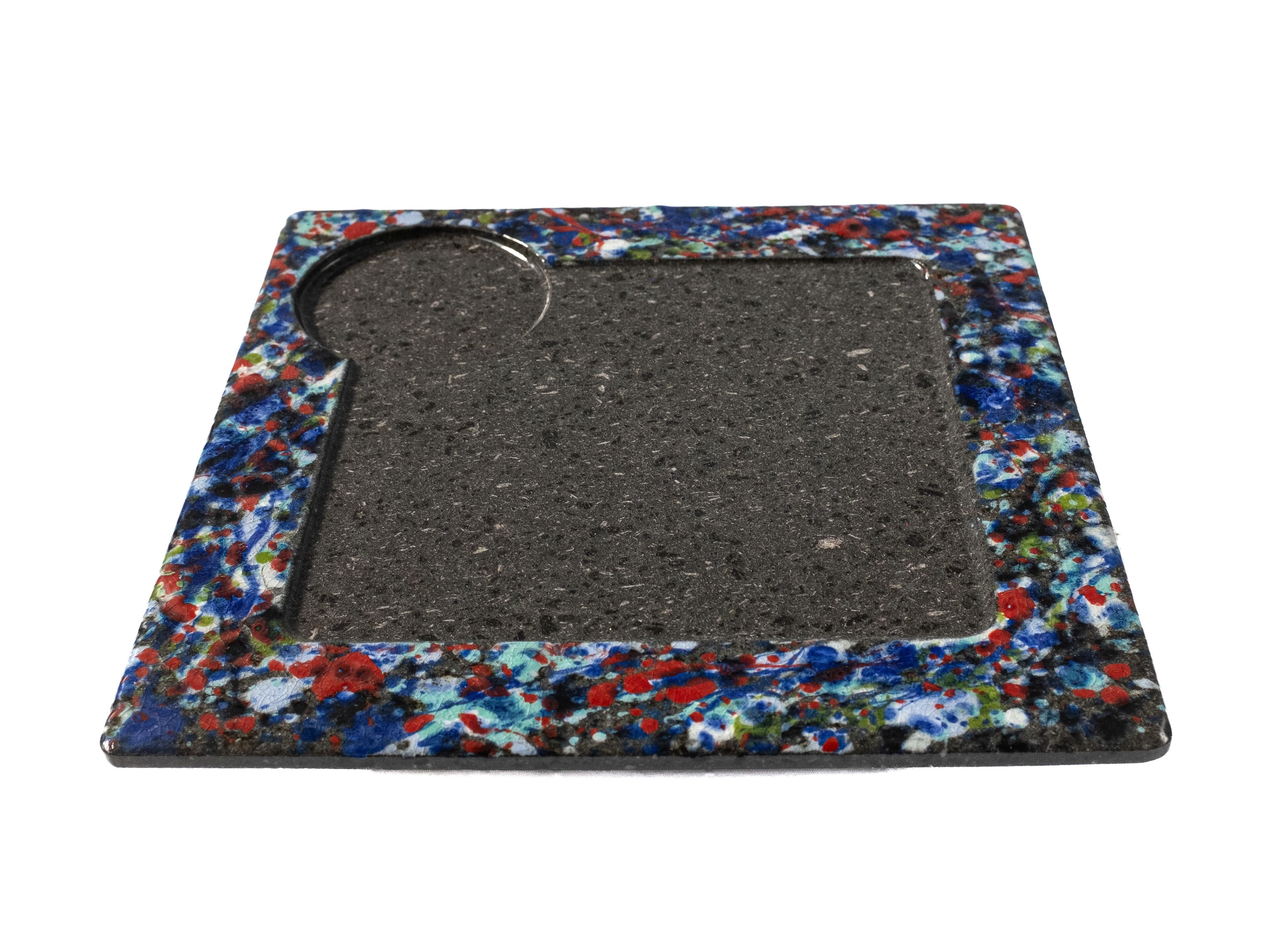 Блюдо из лавового камня Etnea Cuorelavico момент ARCH-00063763 - Вид №5