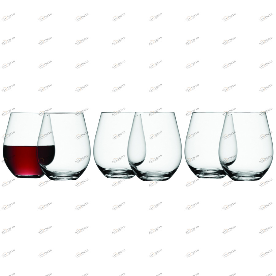 Набор из 6 стаканов для вина 530 мл Wine LSA INTERNATIONAL WINE 00-3863322 Прозрачный 