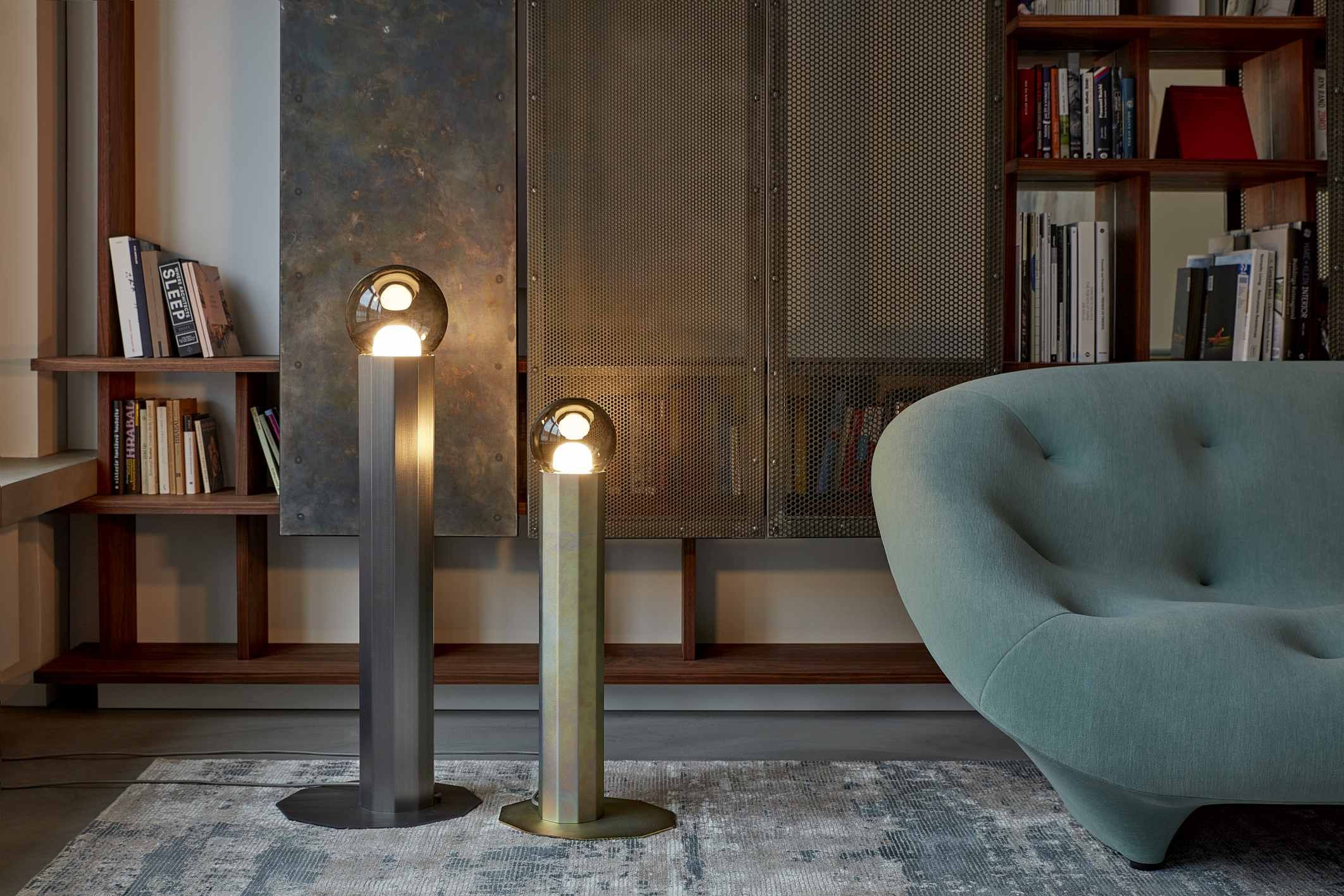 Светодиодный торшер из выдувного стекла и металла BROKIS Prisma ARCH-00031038 - Вид №15