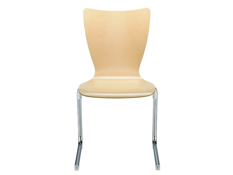 Деревянный шпон консольный штабелируемый стул Brunner ARCH-00079271 - Вид №15