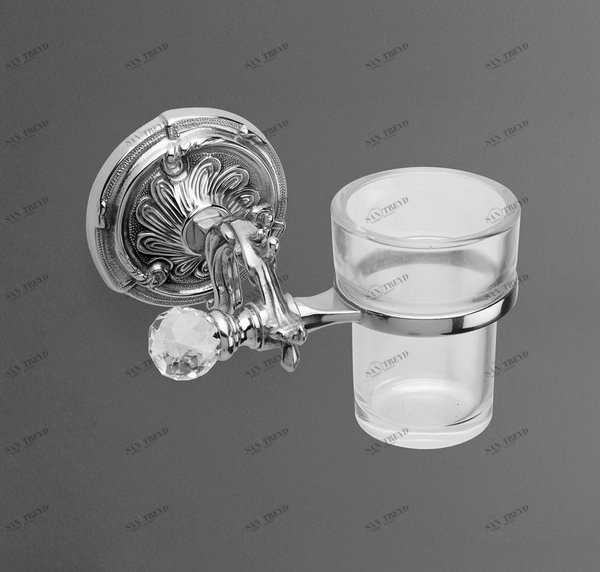 Стакан подвесной, керамика ART&MAX BAROCCO CRYSTAL AM-1787-Cr-C 