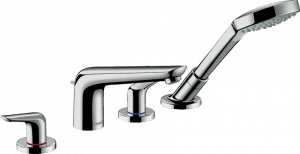 71333000 Novus Смеситель для ванны на край на 4 отверстия Hansgrohe