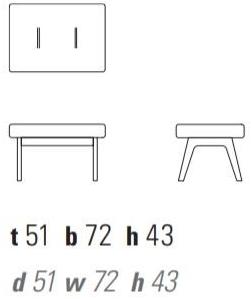 ZEITRAUM Подставка для ног из ткани Friday sun-id-1376164 - Вид №8