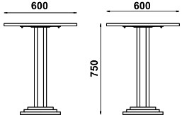 Adico Круглый мраморный стол на контракт 282 sun-id-1422166 - Вид №1