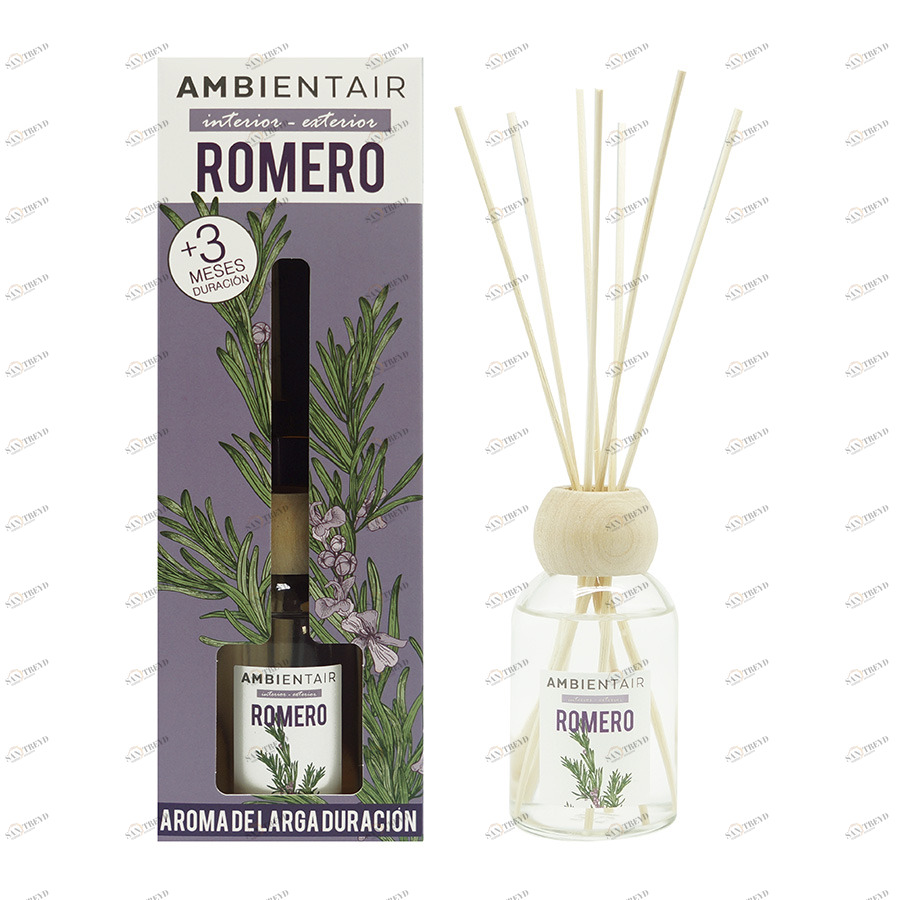 Диффузор ароматический 100 мл "Розмарин" Garden AMBIENTAIR  00-3881109 Фиолетовый 