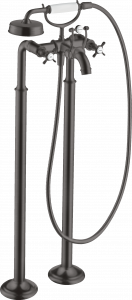 16547340 Смеситель для ванны 2-хручный напольный с поперечными ручками AXOR MONTREUX