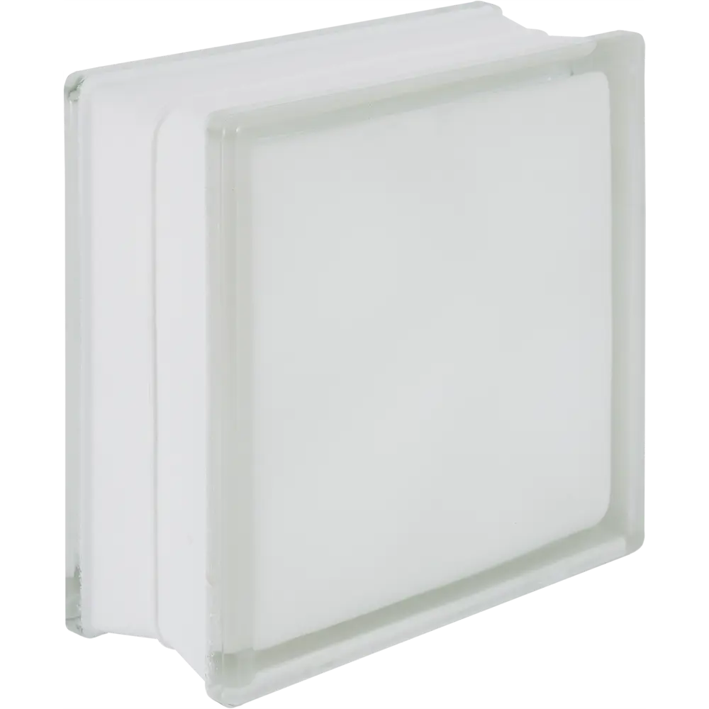 Стеклоблок Богема Волна цвет ярко-молочный VITRABLOCK STLM-2053837