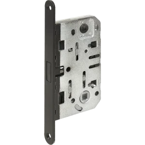 Защёлка под фиксатор 50-96 196x195x18 мм магнит цвет черный