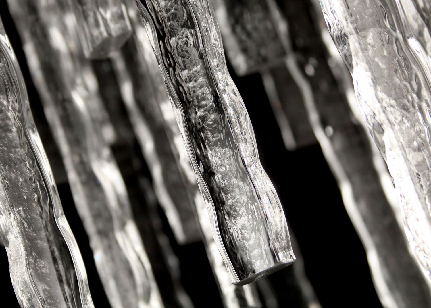 Прямоугольный потолочный светильник из дутого стекла MULTIFORME POLARIS ARCH-00120888 - Вид №2