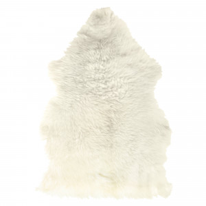 12732989 Шкура овечья одинарная 0.65х0.45 м цвет белый
