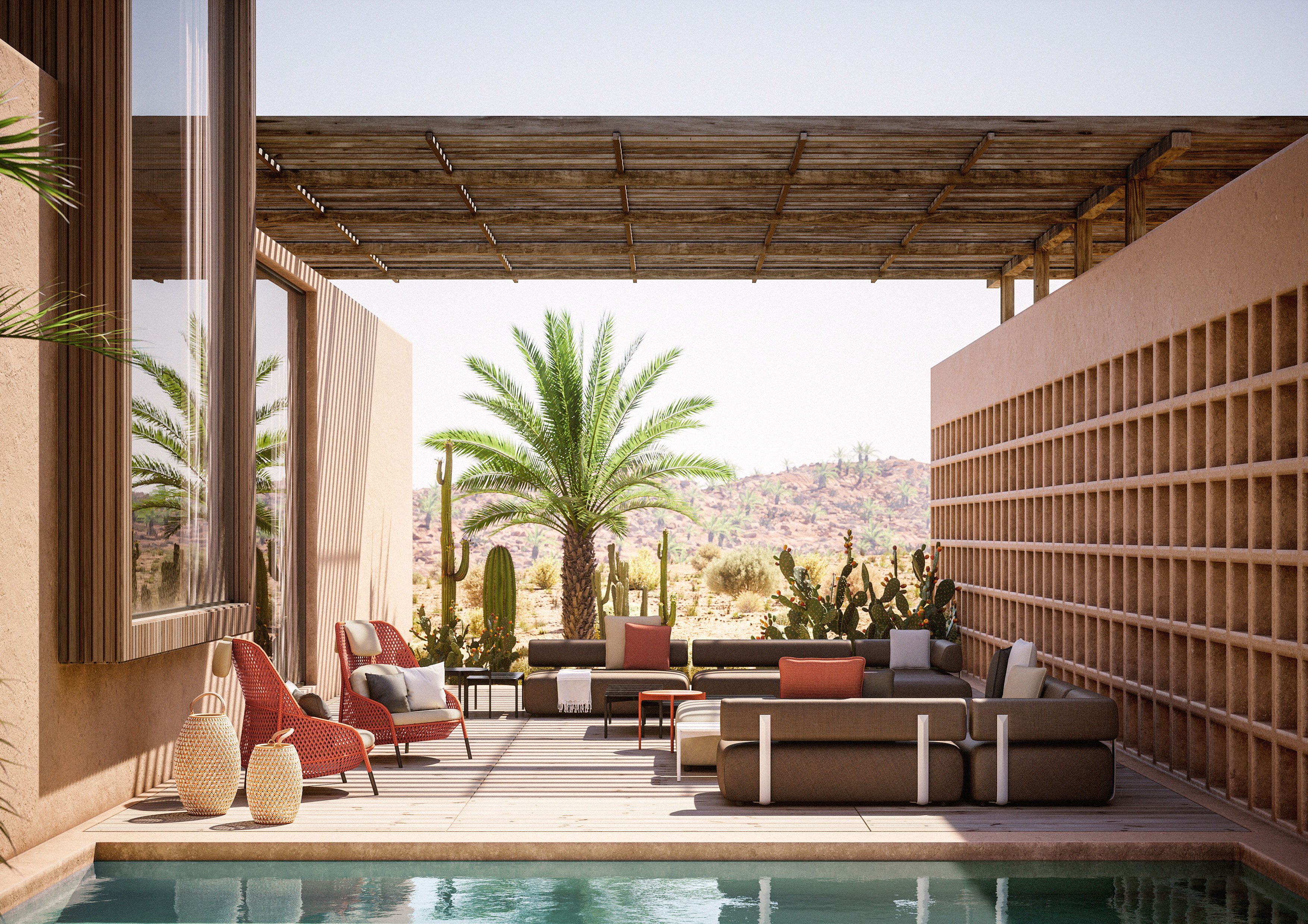 Круглый алюминиевый и стеклянный садовый столик DEDON IZON ARCH-00060167 - Вид №18