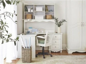 Arrediorg.it® Угловой деревянный стол с ящиками Princess 813 desk