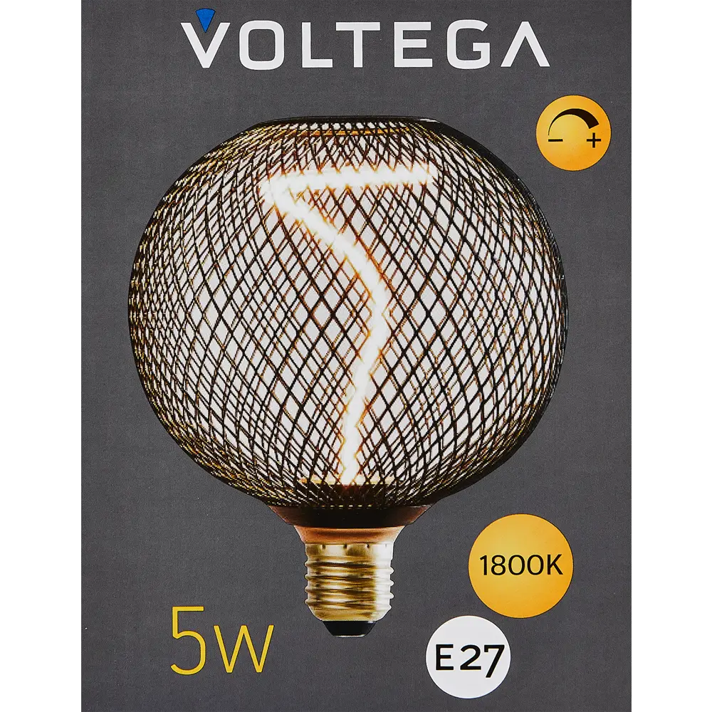 Voltega 8539 - Светодиодная лампа-шар с теплым светом 89376377 STLM-1537556 - Вид №3