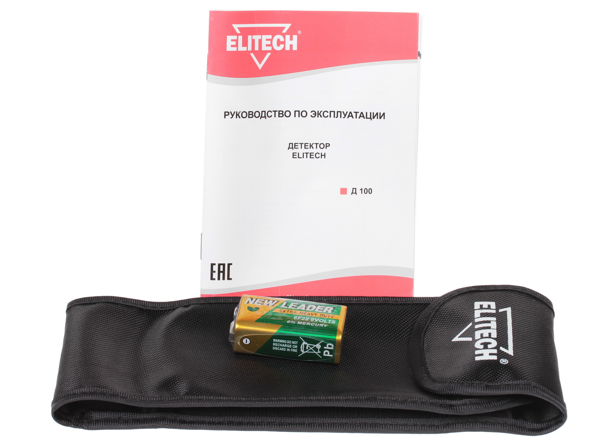 Детектор металла (проводки) Elitech Д 100 1063431 STDN-0013924 - Вид №6