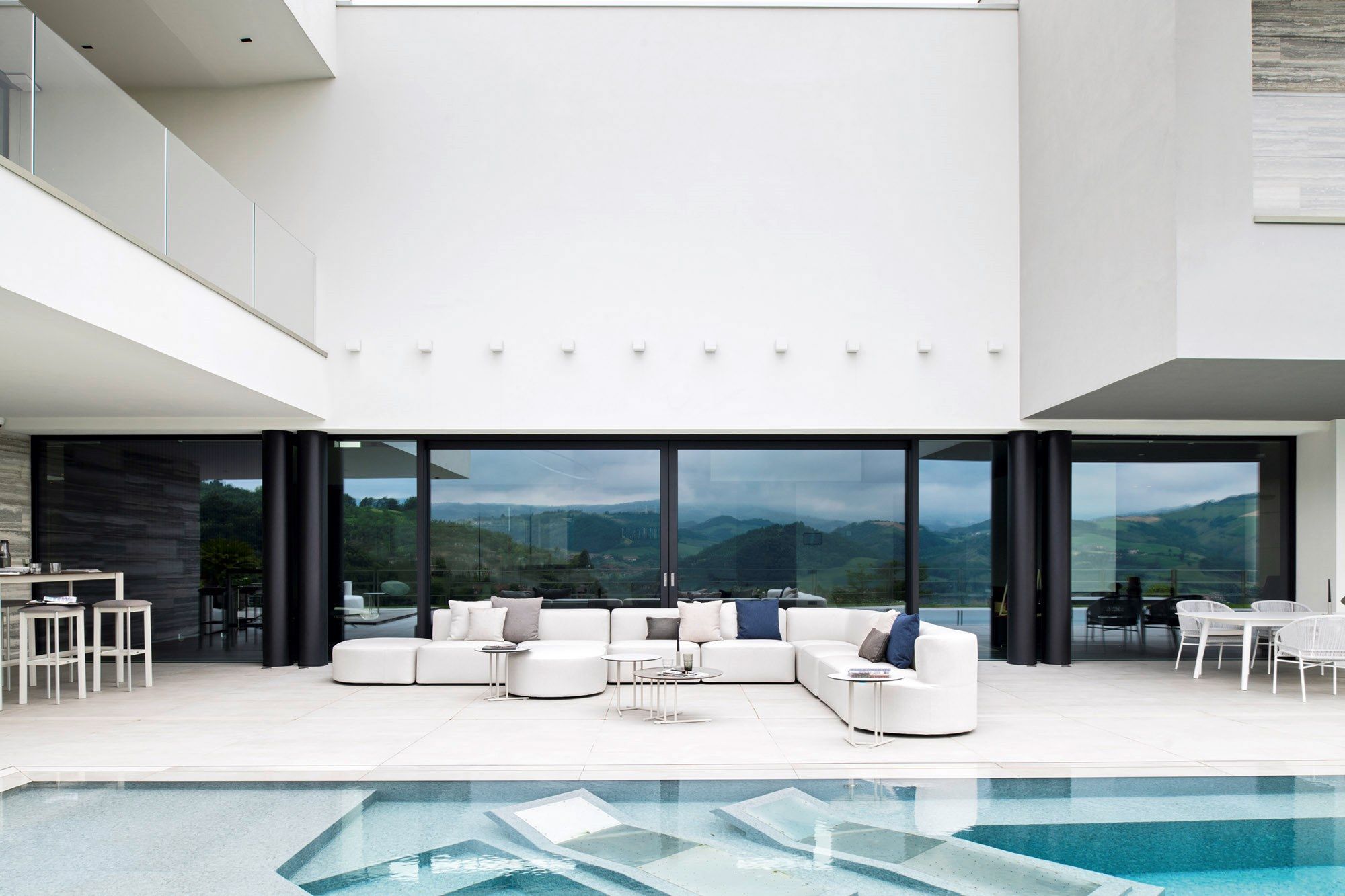 Тканевый модульный садовый диван Varaschin Belt ARCH-00025302 - Вид №6